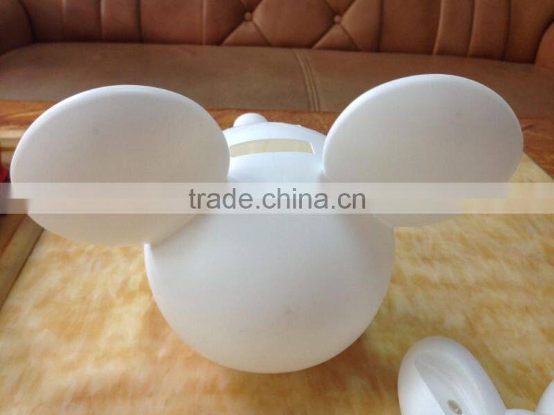 OEM Blow Molding Factory, ,3D Cartoon toy,Plastic Mickey Minnie Mouse toy.