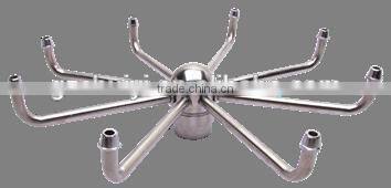 Music and dancing fountain injector nozzle