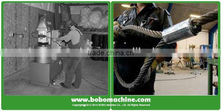 Hydraulic wire rope sling pressed machine