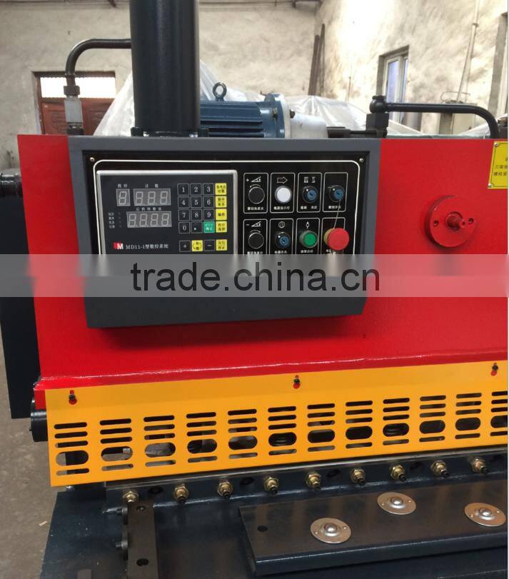 Hydraulic Guillotine Shear Metal Cutting Machinery QC11K-6*2500