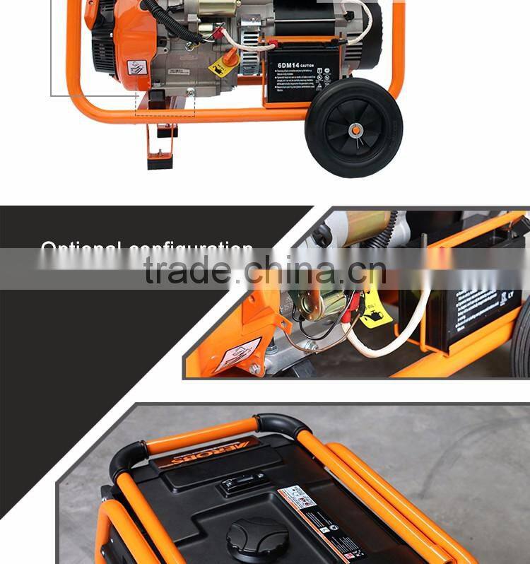 Chongqing China Aerobs BSGE3500 Transfomers OEM Manufacturer 3kva Low RPM Wind Gasoline Generator for sale