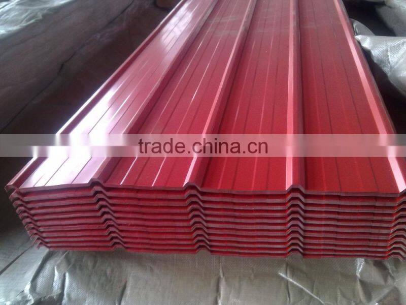 SGCH zinc coated corrugated steel sheet