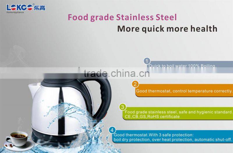 1.8l hotal kettle with great quality