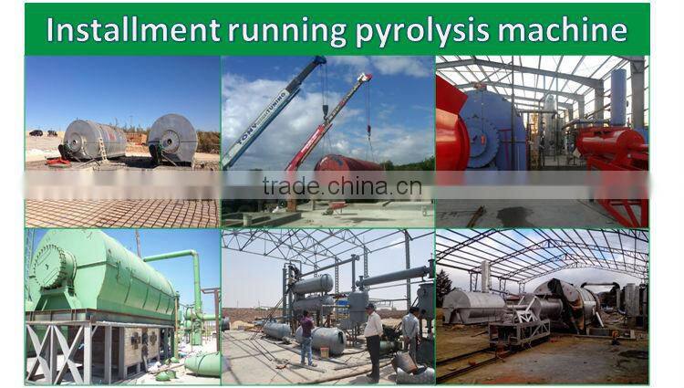 Turnkey collect used tires medical waste to oil gas machine
