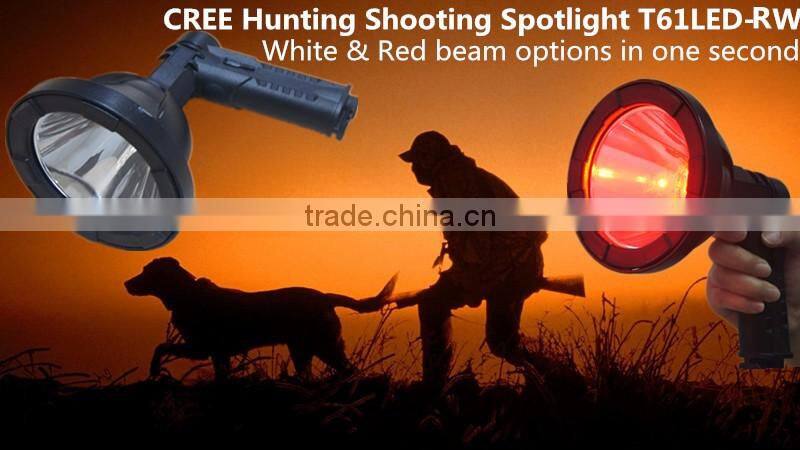 Rechargeable Handheld Spotlight Rabbit Fox Lamping Security Torch light