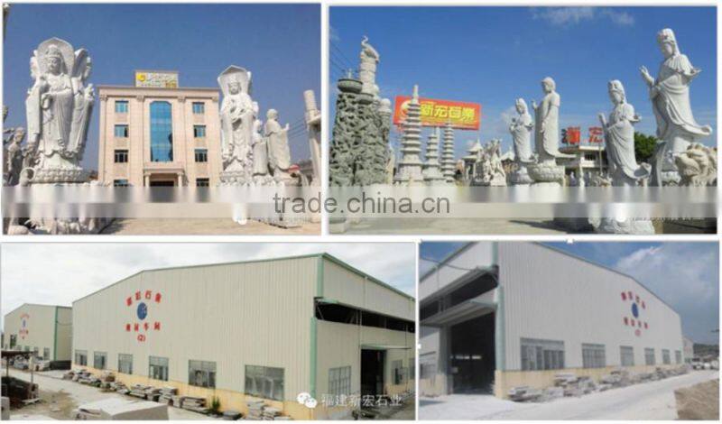 Irregular cheap moroccan shape handcarved nature stone fence lantern