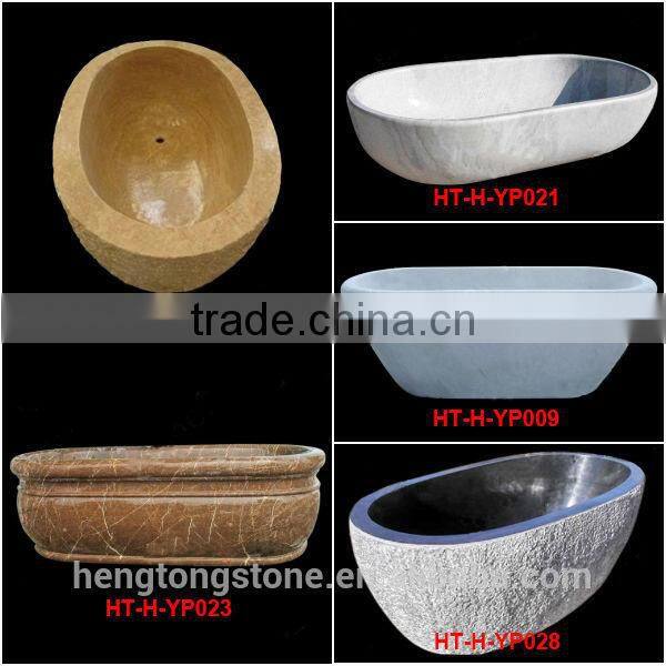 High Polished Natural Stone Bathtub for Sale