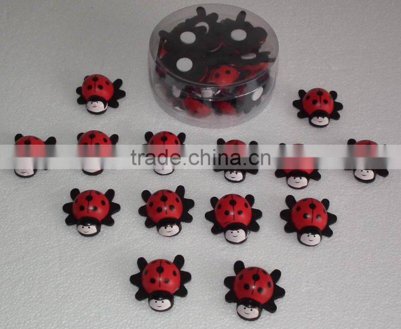 Hand painted Wooden watermelon Stick On