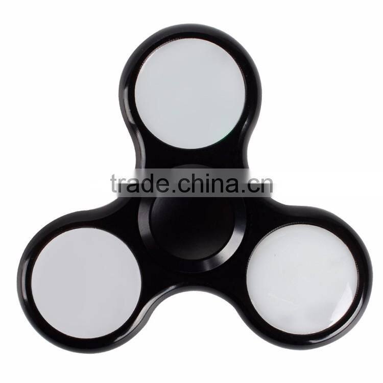 The LED Finger Hand Gyro Fidget Wind Spinner Flashing Lights Metal Gyro Toy