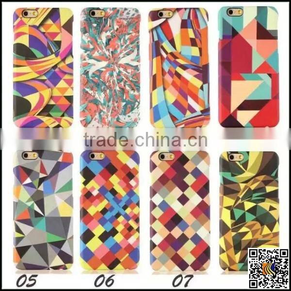 Hot Sale For iPhone 6s Back Cover Case Hard PC Kaleidoscope Pattern Protective Case,3D case for iphone