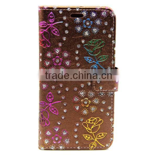 Peacock pattern wallet case PU Leather flip case colorful phone covers for Wiko Bloom