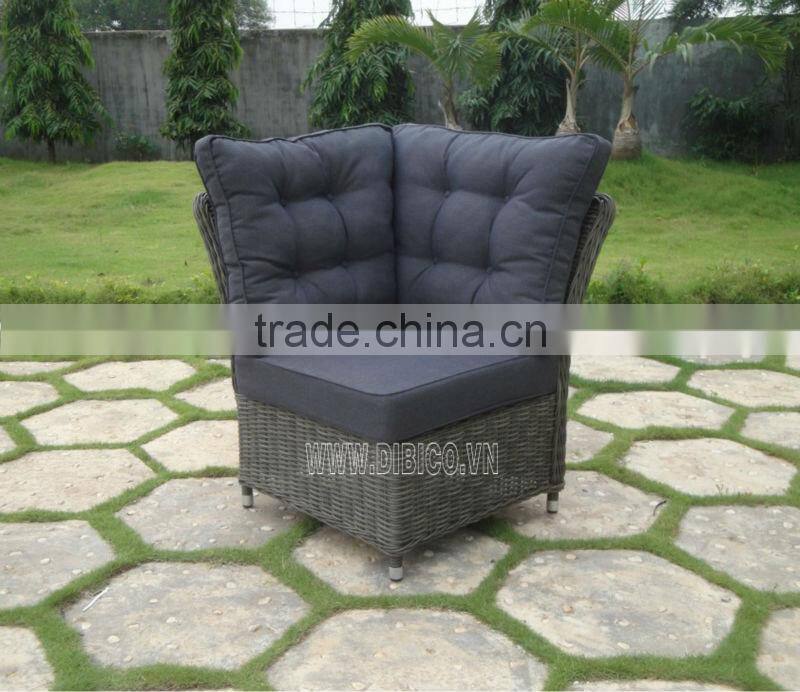 2014 New Style Outdoor Garden Plastic Flat Rattan Sofa set