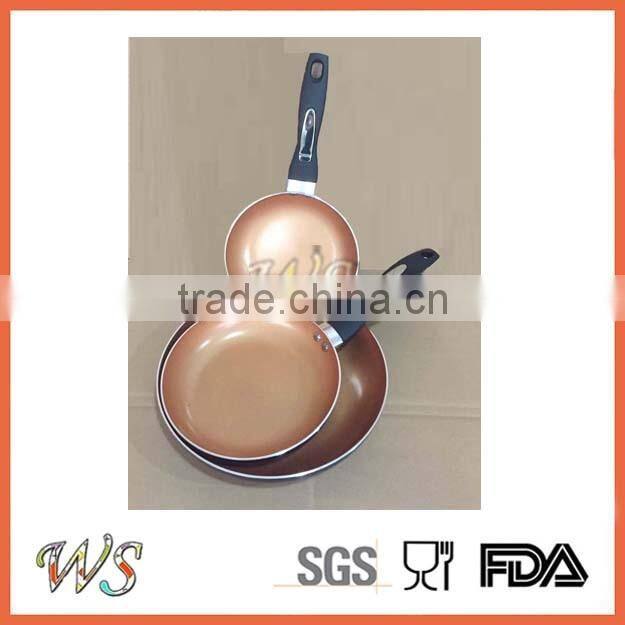 WS-FPKL01 Aluminium non-stick copper pan frying pan set