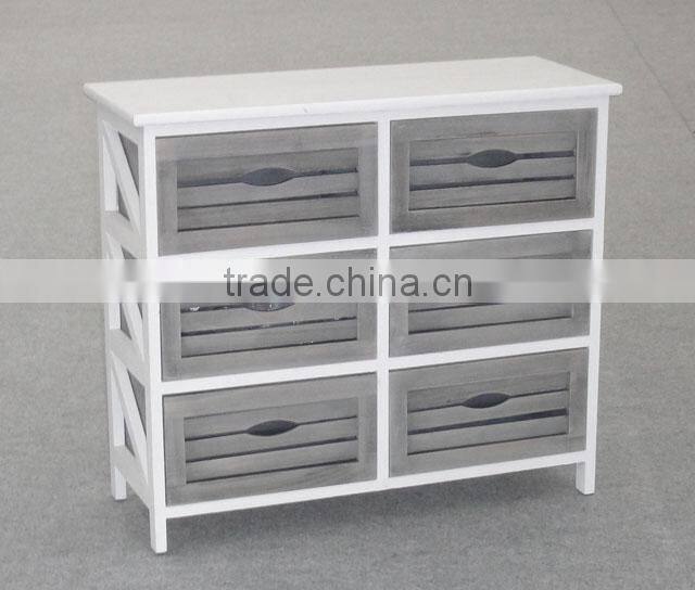 Good quality low moq retro wooden cabinet with 4 drawer