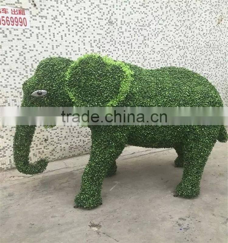 LXY072403 manufacturer artificial grass animal topiary ornamental artificial elephant lawn animals