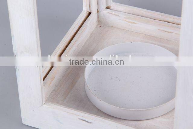 Wooden Candle Holder With Portable Rope/Home Decoration Candlestick