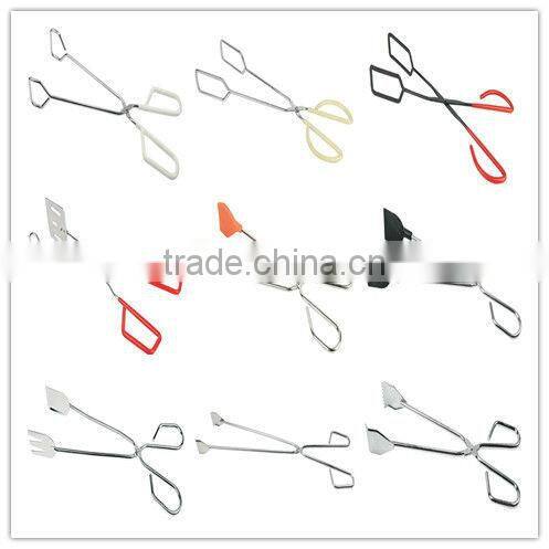 iron/stainless steel food tong/bbq tools/iron food tong