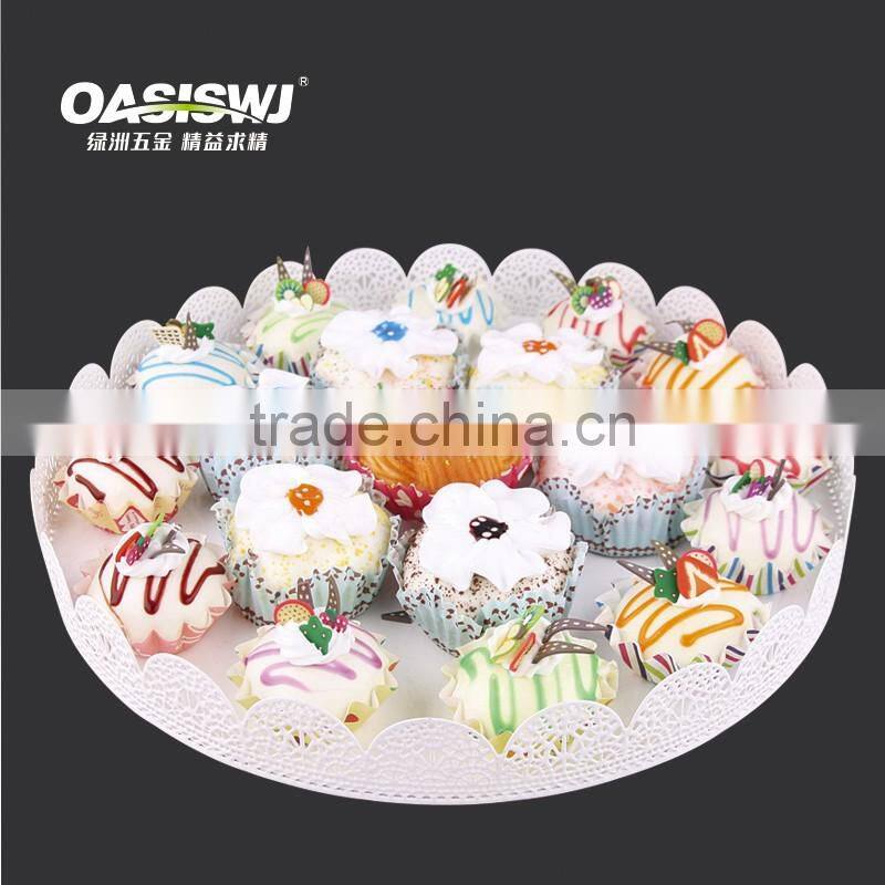 Factory Direct Sale mental round Cup Cake Stand /cupcake stand