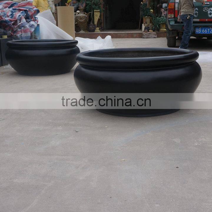 Large round planter flower pot