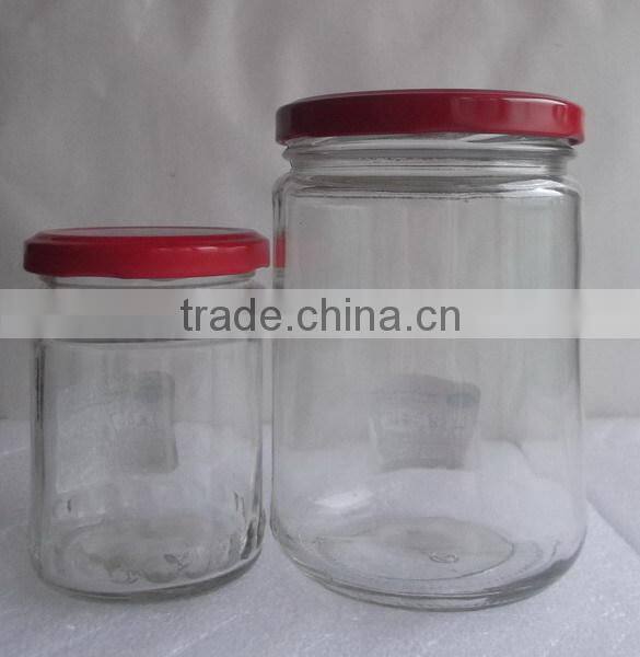 lead free food grade glass jar with lid