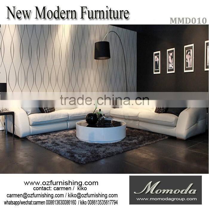 Leather europe modern living room sofa