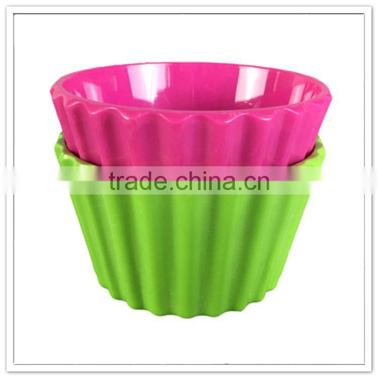 LFGB non-toxic frigostable pink green mini hard plastic jelly cup ice cream cup