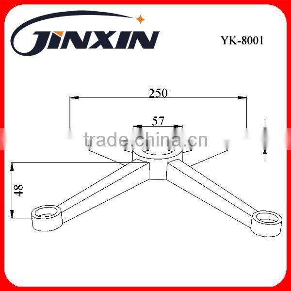 Stainless Steel 4-arms Glass Spider for Curtain Glass Wall