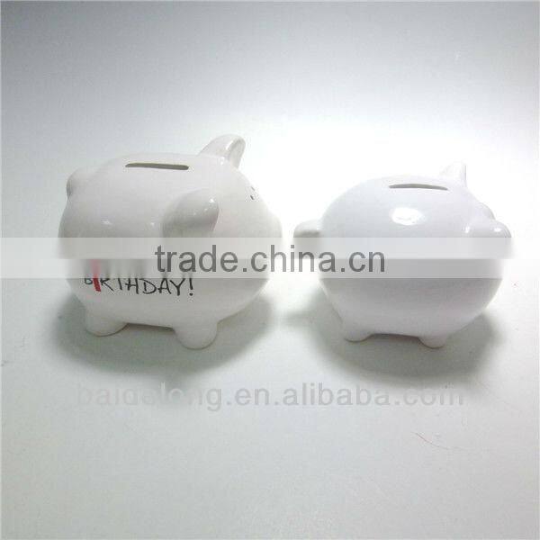 Paintig Ceramic Pig Money Bank