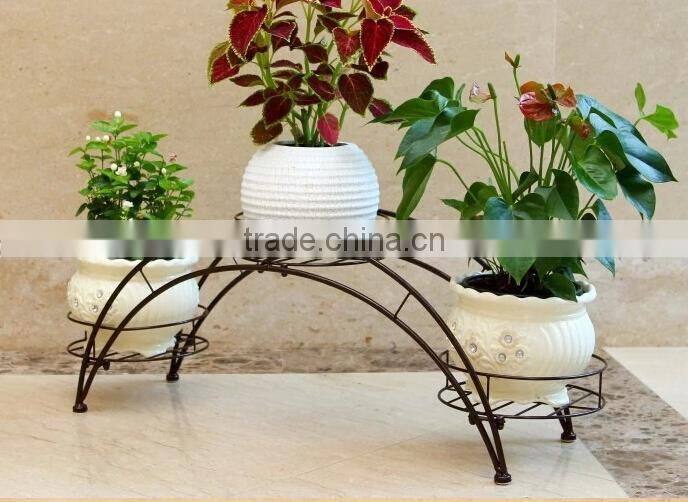 Metal plant flower pot stand
