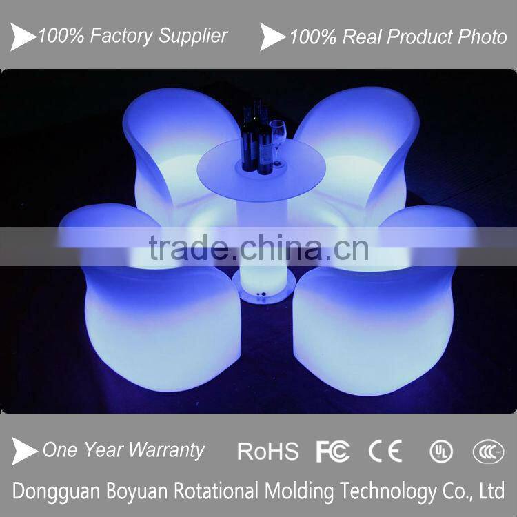 led lighted hotel high cross back chair