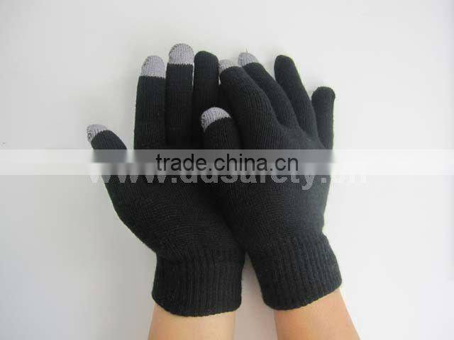 DDSAFETY High Quality Cheap Black Touch Glove