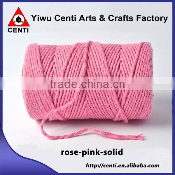 Classical saffron solid bakers twine for packing gift