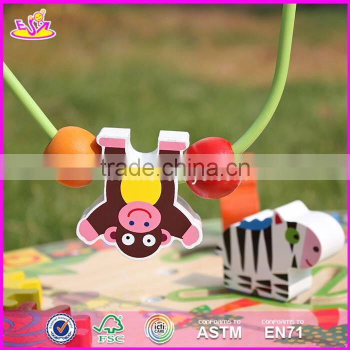 2017 New design multi-function toys wooden toddler activity table W12D065