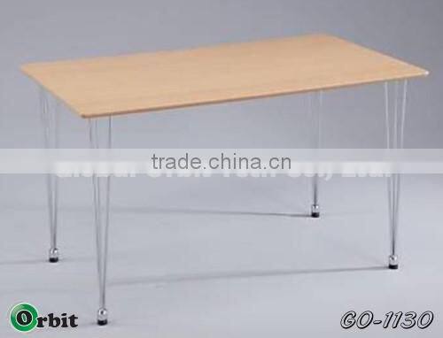 Modern designs metal center table, stainless steel folding dining table