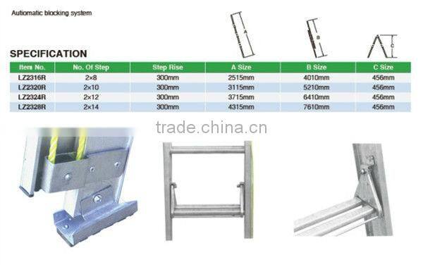 2x8 Alumninum Extention Ladder