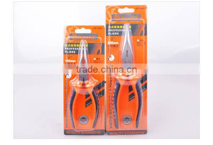 AK-8095 Competitive price Carbon steel Long nose Pliers