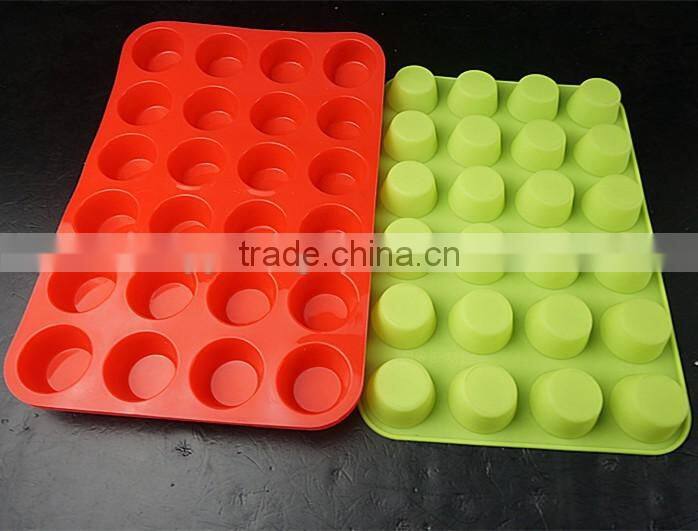 10112 24pcs CUPS Shape Silicone Cake Mold