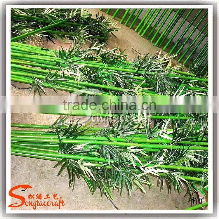 new style Artificial green outdoor artificial bamboo plants poles wholesale