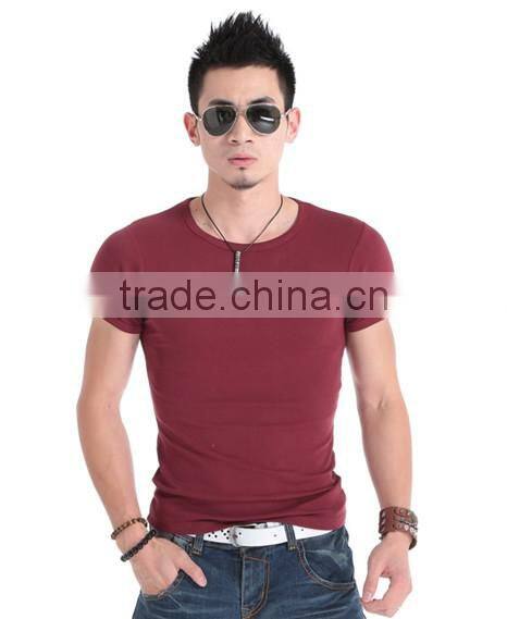 Best Quality Cotton Round Neck short sleeve tee shirt