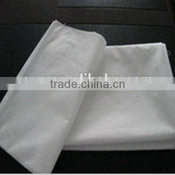 White Good Spunlace Plain Baby Blanket