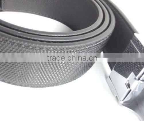 J12079 Auto-lock Buckle Belt Fashion Man's Dress Belt Business Style Belt