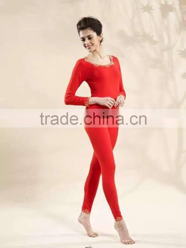 Shapers Product Type Heated Thermal women underwear long johns Lace thermal underwear