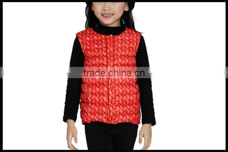 new design sleeveless down feather vest jacket OEM