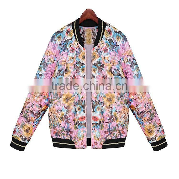 heated girls designer windbreaker sublimation baseball custom mesh women bomber jacket model 2015 winter 2016