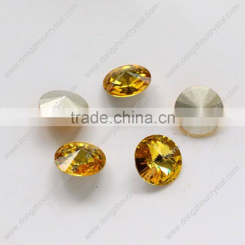 CHINA high quality k9 round crystal glass rhinestones for DIY/jewelry