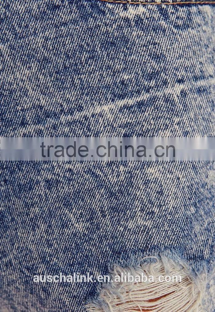 women ripped hem high waisted denim shorts wholesale