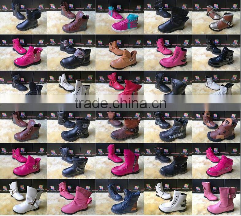 GZY Italy model fashion sole shoes kid boots wearable comfortable winter boots wholesale guangzhou 2017 stock