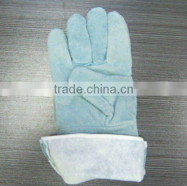 Export industrial cow leather safety gloves/ welding gloves