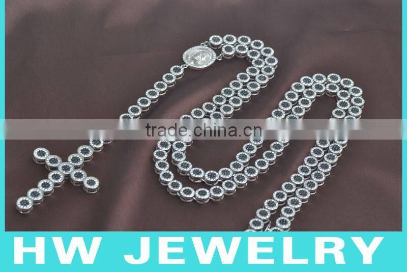 bling bling jewelry necklace, hip hop men necklace,Jesus face necklace,rosary necklace, ice out jewelry,HWNE90315