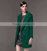2014 Top Quality 100% cotton women thick winter wool coat